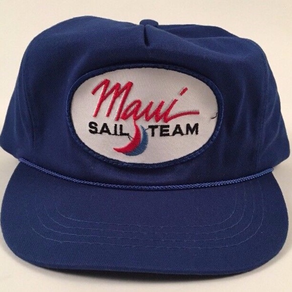 - Other - Vintage Maui Sail Team Snapback ROPE Hat Cap